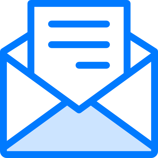 e-mail Vitaliy Gorbachev Blue icoon