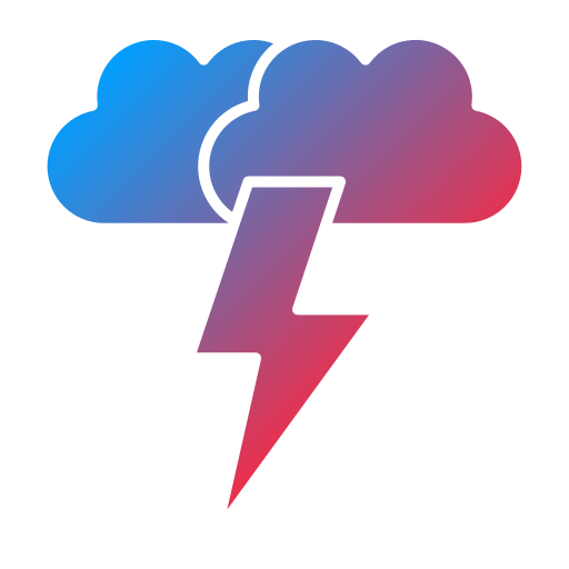 폭풍 Generic gradient fill icon