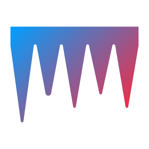 ijskegel Generic gradient fill icoon