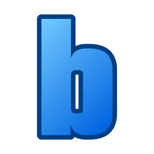 文字b Generic gradient lineal-color icon