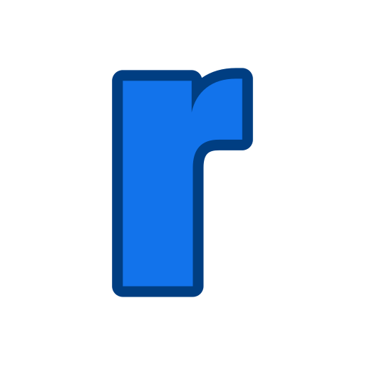 buchstabe r Generic color lineal-color icon