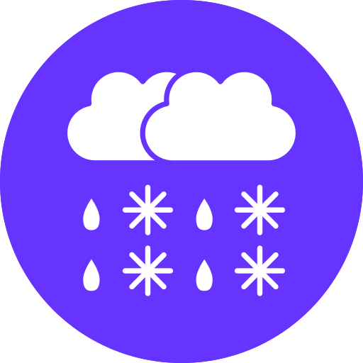 Snow Generic color fill icon