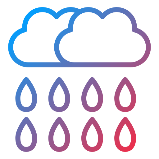 Rainy Generic gradient outline icon