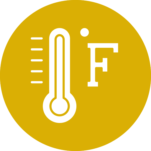 fahrenheit Generic color fill icono