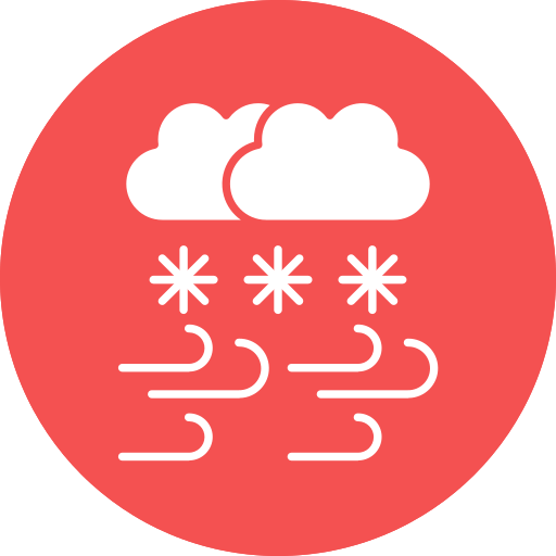 Snowstorm Generic color fill icon