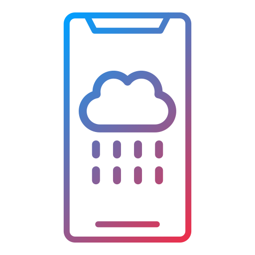 Weather app Generic gradient outline icon