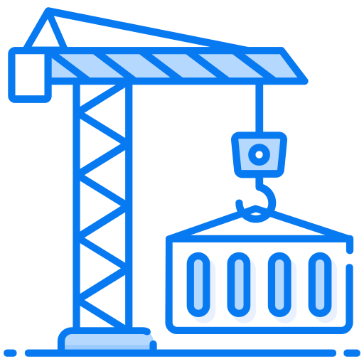 Container crane Generic color lineal-color icon