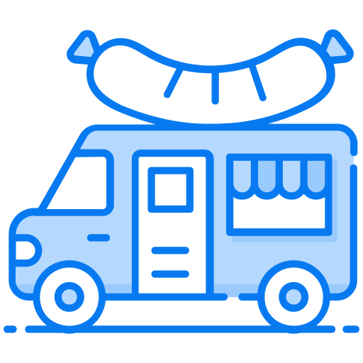 Food Truck Generic color lineal-color icon