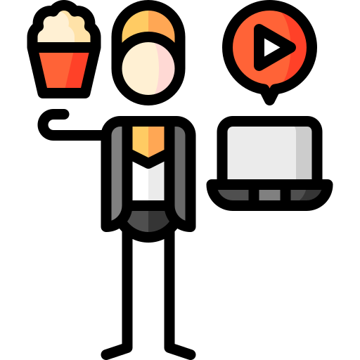 film Puppet Characters Lineal Color icon
