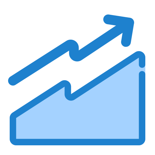 Growth graph Generic color lineal-color icon