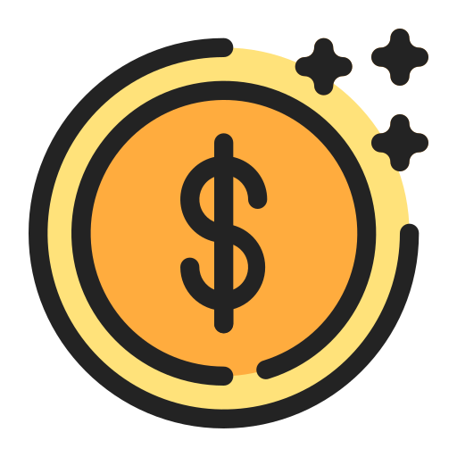 moneta da un dollaro Generic color lineal-color icona