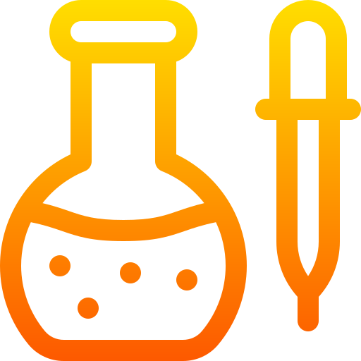 Laboratory Basic Gradient Lineal color icon