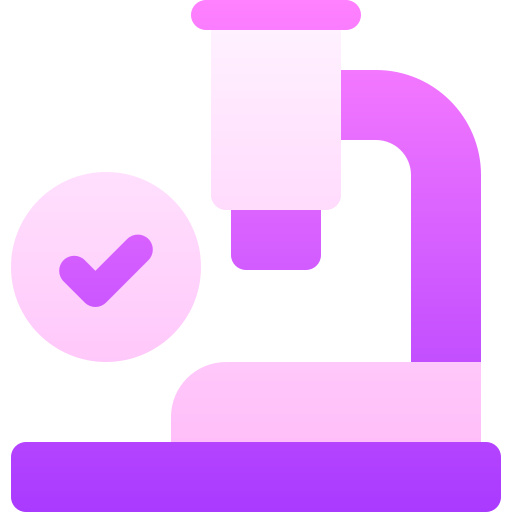 microscope Basic Gradient Gradient Icône