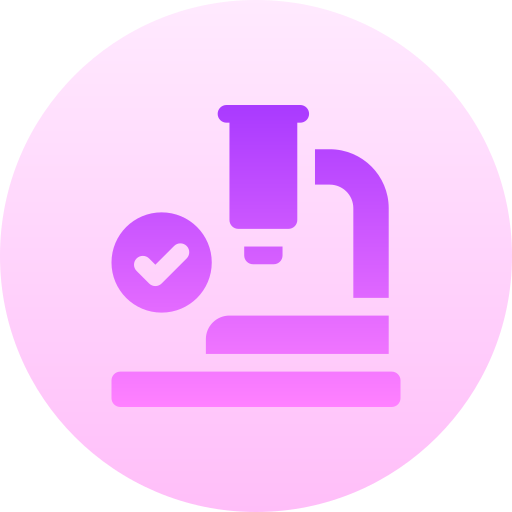 microscopio Basic Gradient Circular icono