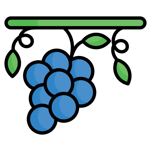 trauben Generic color lineal-color icon