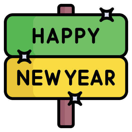 Happy New Year Generic color lineal-color icon