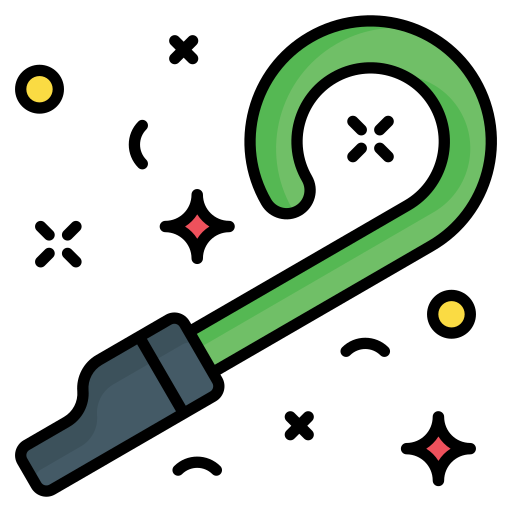 Party blower Generic color lineal-color icon