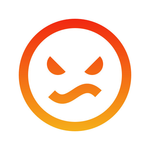Angry Generic Gradient icon
