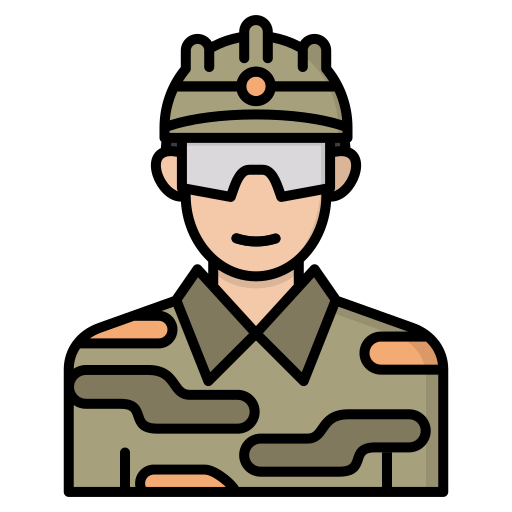 soldado Generic color lineal-color icono