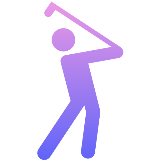 Golfing Generic Flat Gradient icon