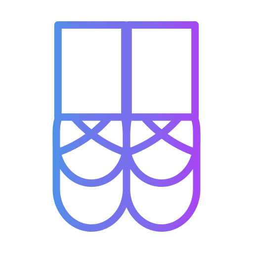 ballet Generic gradient outline icoon