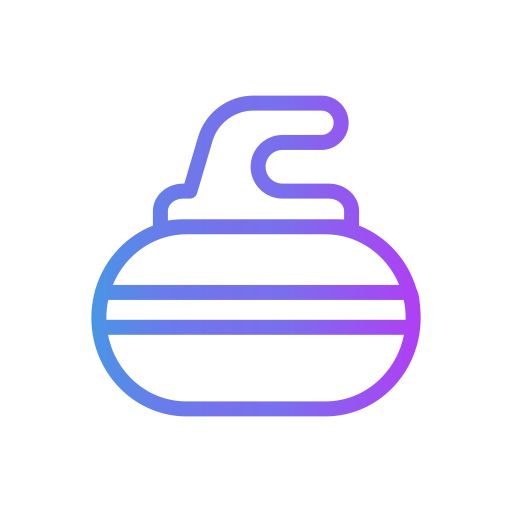 Curling Generic gradient outline icon