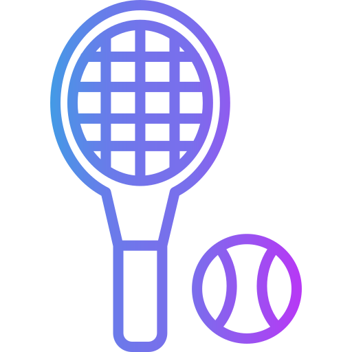 tennis Generic gradient outline icona