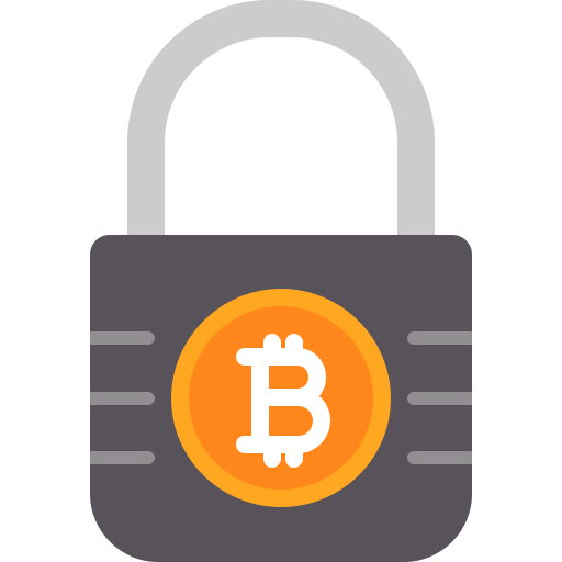 cryptage bitcoin Generic Flat Icône