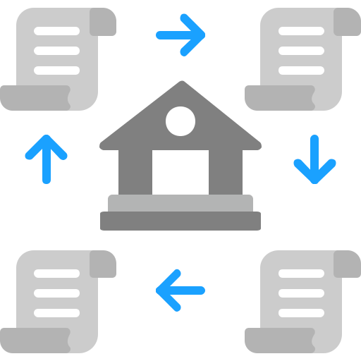 Distributed ledger Generic Flat icon