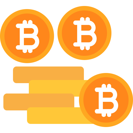 bitcoins Generic Flat icoon