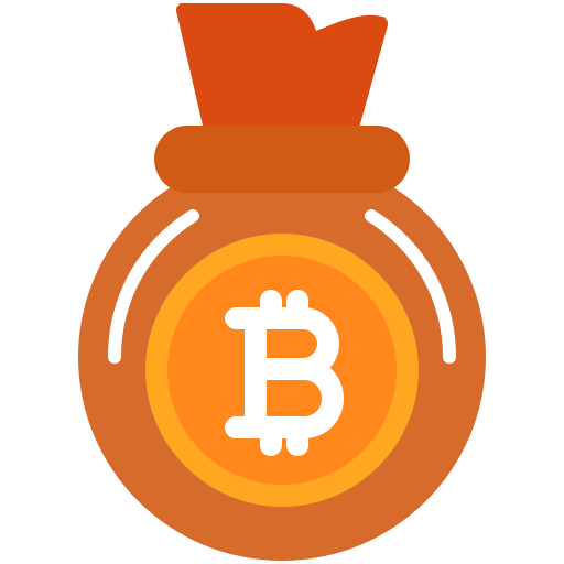 bolsa bitcoin Generic Flat icono