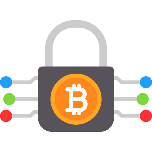 cryptage bitcoin Generic Flat Icône