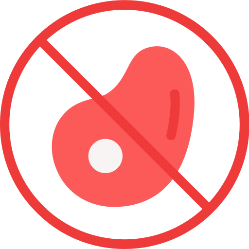 No meat Generic color fill icon