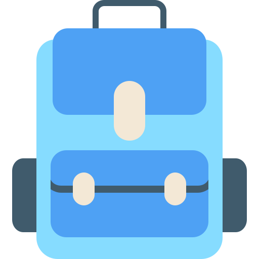 Backpack Generic Flat icon