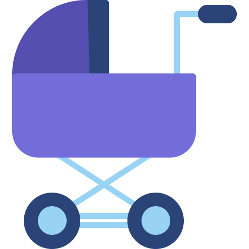 kinderwagen Generic Flat icoon