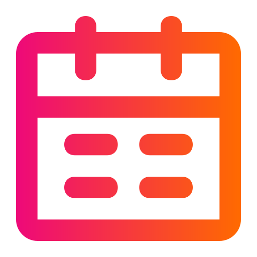 kalender Generic gradient outline icon