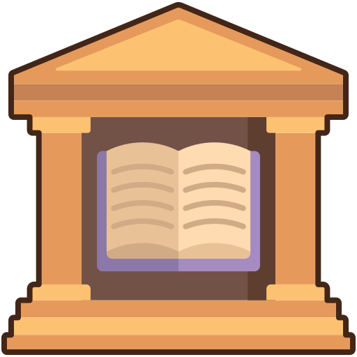 biblioteca Generic color lineal-color icona
