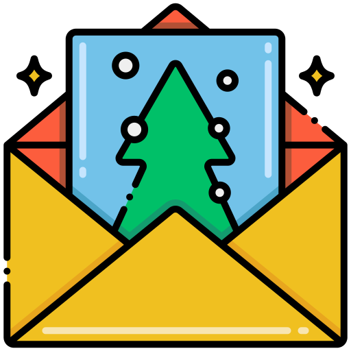 크리스마스 카드 Generic color lineal-color icon
