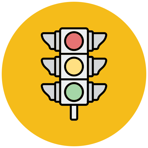 Traffic Light Generic color lineal-color icon