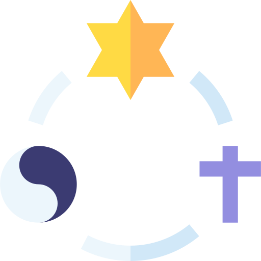 religionen Basic Straight Flat icon
