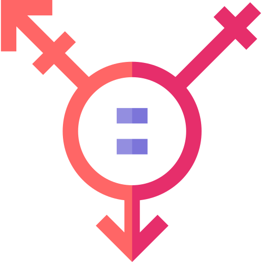 transgender Basic Straight Flat icon