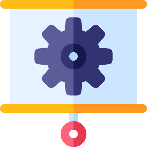 prezentacja Basic Rounded Flat ikona