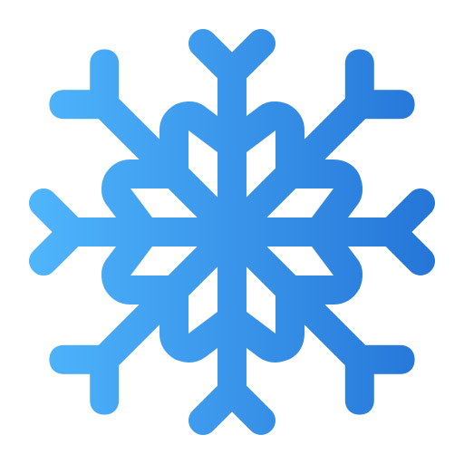Snowflake Generic gradient outline icon