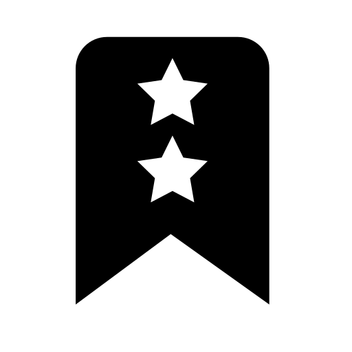 estrella Generic black fill icono
