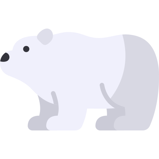 oso polar Generic color fill icono