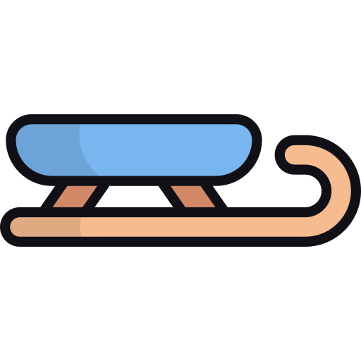 trineo Generic color lineal-color icono