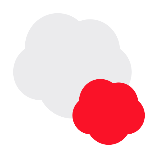 Cloudy Generic color fill icon