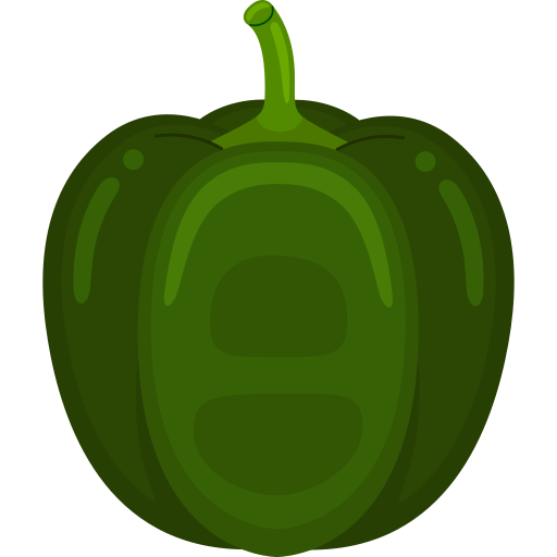 grünes pfeffer Generic color fill icon