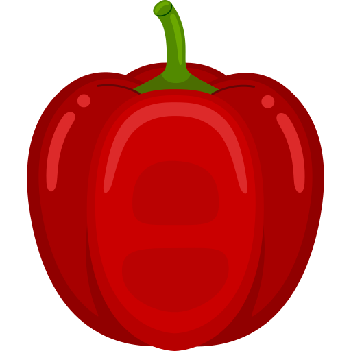 pepe rosso Generic color fill icona