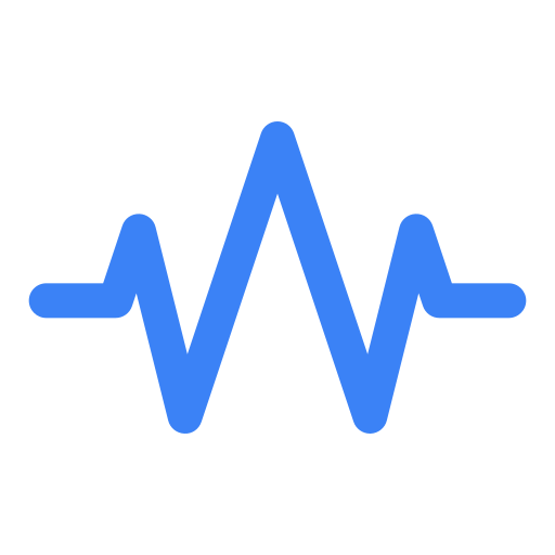 Waveform Generic Blue icon